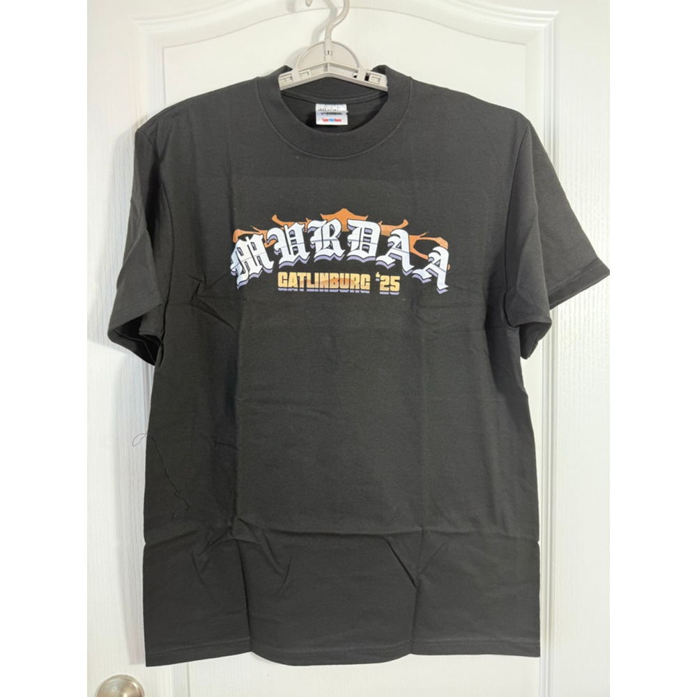 Men's Shaka Wear Black Orange Graphic Short Sleeve Tee L